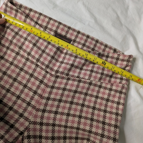 Adolfo Dominguez pants - plaid, checked women's small - Picture 5 of 8
